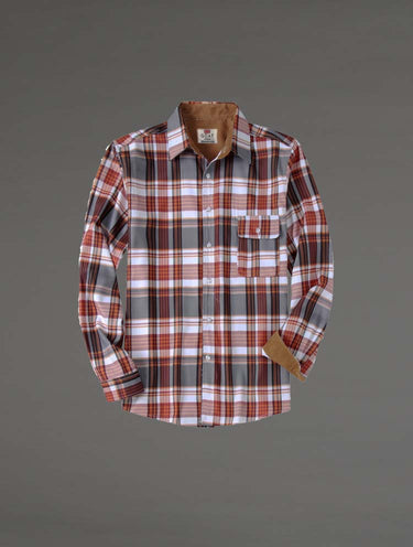 Camisa con cuello de Pana